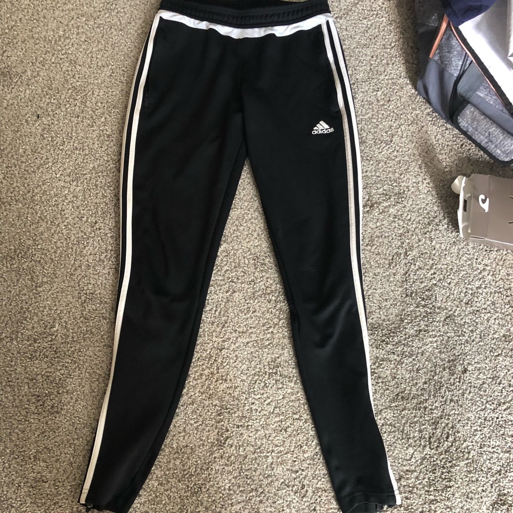 Black Adidas pants